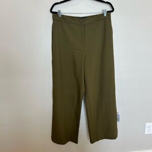 Women’s ASOS DESIGN Tailored Relaxed Straight Leg Trousers, Olive, 10